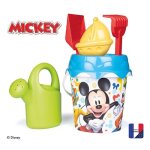 Jeu de plage mickey - smoby - seau garni avec tamis r�teau pelle arrosoir et moule � sable