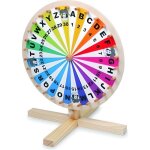Jeu de plateau - legler - roue de la fortune - bois - pour toute la famille