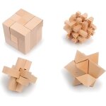 Jeu de puzzle en bois - legler - woody - 4 pièces - marron - mixte - 8 ans et plus Jeu de puzzle en bois - legler - woody - 4 pièces - marron - mixte - 8 ans et plus