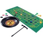 Jeu de roulette avec tapis et 180 jetons hobby tech