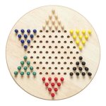 Jeu de dames chinoises en bois