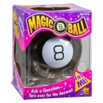 Jeu de soci�t� - mattel - magic eightball - 9 cm - noir - r�ponses oui / non