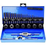 Jeu de tarauds 32 pièces naizy m3 - m12 coffret de tarauds et matrices filières de filetage Jeu de tarauds 32 pièces naizy m3 - m12 coffret de tarauds et matrices filières de filetage