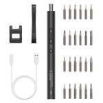 Jeu de tournevis de electrique - oria - 28 en 1 kit tournevis de prcision magntique - noir