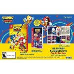Jeu vid�o - sega - sonic mania plus - fourreau holographique - jaquette r�versible - artbook 32 pages ...