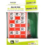 Jeu voyage loto 12 cartes - cofalu - compact et transportable