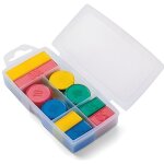 Jeujura boite 100 jetons en plastique