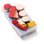 Jeujura boite 50 jetons en bois