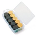 Jeujura boite pions dames en bois