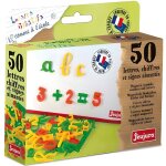 Jeujura coffret 50 lettres magntiques cursives chiffres et signes pour tableau