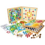 Jeujura coffret de jeux classiques - 80 rgles - pions bois