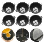 Jia filtre � peinture 100 mm filtre � peinture en plastique 6 pi�ces avec tamis r�utilisable en maille ...