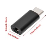 Jia usb - c vers adaptateur prise jack 35 mmadaptateur de casque de type cnoir