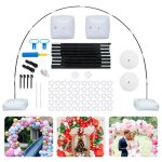 Lot de 20 arche ballon kit darche de ballon d�coratif support de ballon r�glable pour anniversaire mariage ...