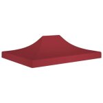 Jili bon toile de rechange mmp toile pour chapiteau - toit de tente de rception 4x3 m bordeaux 270 ...