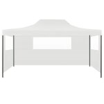 Jill®1429 tente réception pliable professionnelle avec 3 parois 3x4 m acier blanc Jill®1429 tente réception pliable professionnelle avec 3 parois 3x4 m acier blanc