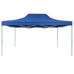 Jill�8427 tente r�ception pliable professionnelle 3x4 m acier bleu