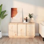 Jim - meuble enfilade - buffet 111x34x60 cm bois massif de pin(8686)