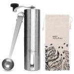 Moulin  caf - joejis - manuel - mouture rglable - cramique - blanc