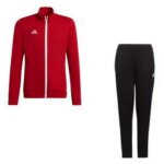 Jogging - adidas - garon - aerodry - rouge et noir - respirant - multisport