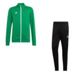Jogging - adidas - aerodry - vert et noir - respirant - col montant - multisport