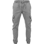 Jogging cargo - urban classics - gris fonc� - 100% coton - id�al fitness - coupe cargo