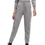 Jogging femme adidas cuffed - gris - coupe standard - taille haute - poches avant