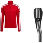 Jogging homme - adidas - aerodry - rouge et noir - respirant - manches longues