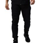 Jogging homme noir redskins rza - taille haute - taille �lastique - 85% coton 15% polyester