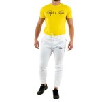 Jogging homme - project x paris - 2140150 w - blanc - molleton - broderie - poches - taille �lastique ...