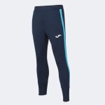 Pantalon de jogging - joma - advance - bleu marine / turquoise - ceinture �lastique r�glable - poches ...