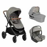 Joie - poussette trio alore + si�ge - auto i - gemm 3 + nacelle ramble xl pebble