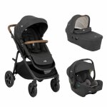 Joie - poussette trio alore + si�ge - auto i - gemm 3 + nacelle ramble xl shale