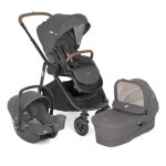Joie - poussette trio versatrax + sige auto i - snug 2 + nacelle ramble xl shell gray