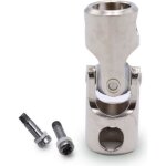 Joint de cardan femelle - genouillre dentranement pour manivelle de volet roulant - nickel - gris - ...