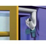 Joint disolation adh�sif - ellen - blanc - 75 m - pour espaces 1 - 7 mm