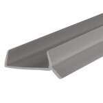 Joint de plinthe de cuisine en pvc steigner - profil dtanchit - gris