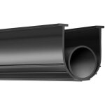 Joint porte garage - vevor - joint de porte de garage bande dtanchit en caoutchouc 3m pour entrept ...