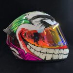 Joker - casque de moto intgral approuv par le point pour hommes et femmescagoule de course glamster[c5821166 ...