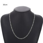 Joli nouveau collier de la chane hommes en acier inoxydable couleur or collier long collier pour hommes ...