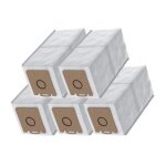 Jonr accessoires d?origine 5 pcs sacs � poussi�re pour aspirateurs robots p20 pro series - blanc