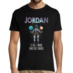 T - shirt homme - jordan - collection cosmos - noir - manches courtes - col arrondi