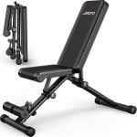 Joroto md35 banc de musculation pliable 3 en 1 - 8 positions ajustables - formation diversifie stable ...