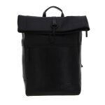 Jost sac � dos noir en cuir pour homme - stockholm curier backpack 193295