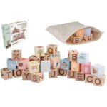 Jouco - cubes alphabet en bois