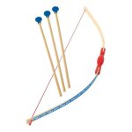 Arc + 3 fl�ches en bois des jo 2024 - multicolore - 93 cm