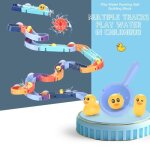 Jouet de bain pour bébé - pimpimsky - toboggan aquatique de canard de bain - 48 pièces - couleurs vives ... Jouet de bain pour bébé - pimpimsky - toboggan aquatique de canard de bain - 48 pièces - couleurs vives ...