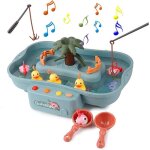 Jouets de bain pour bb - zgeer - jeu de pche - abs - vert poisson canard - mixte