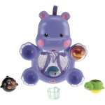 Jouet de bain hippo rigolo - fisher price puriculture - mixte - a partir de 3 mois - violet et vert