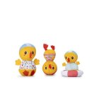 Jouet de bain - lilliputiens - canards en caoutchouc - couleurs vives - 24 mois et plus - mixte